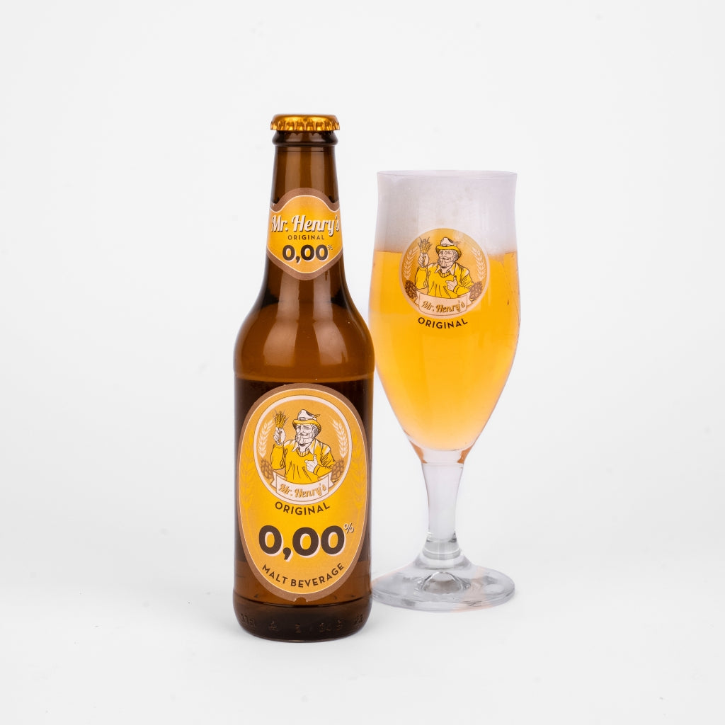 Mr. Henry's Original 0,00% fles met glas